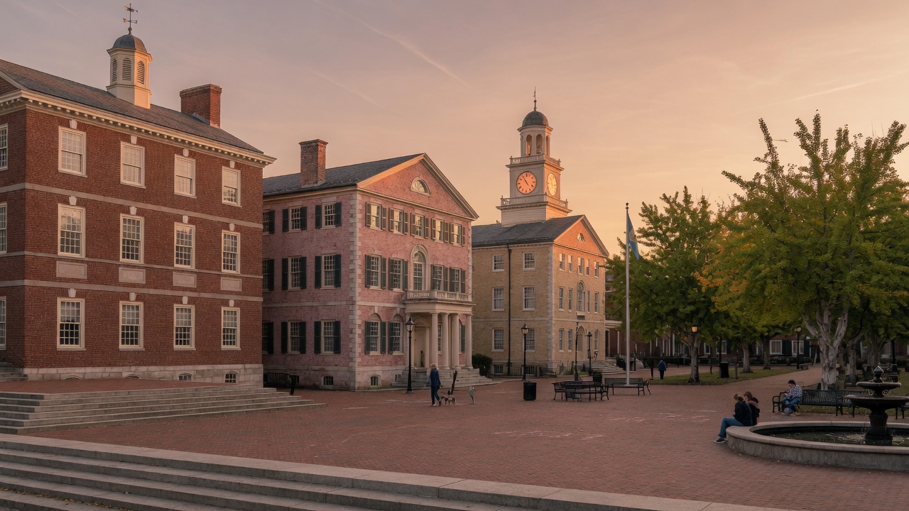Delaware At-large 2026 — educational cover (civic regional illustration)