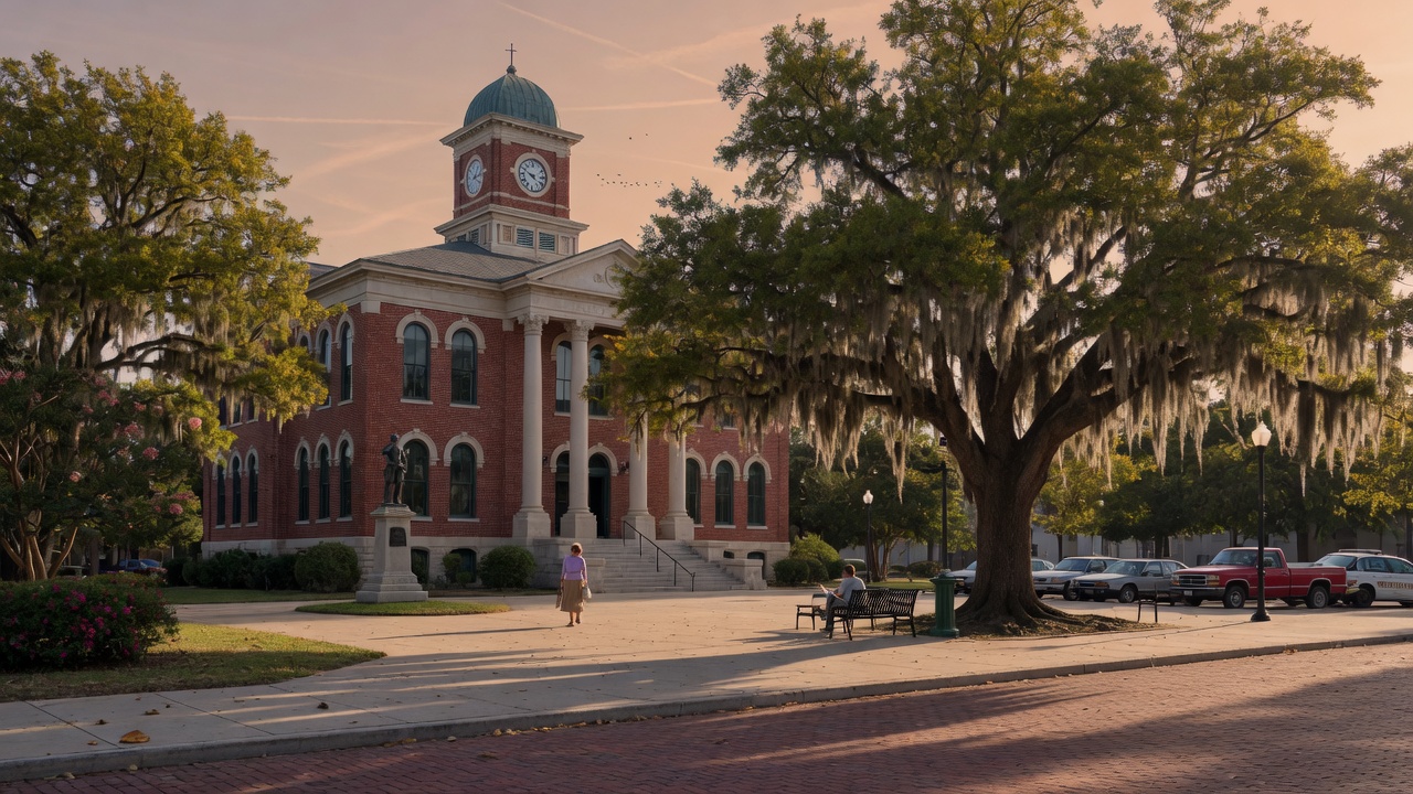 Mobile civic square (regional illustration)