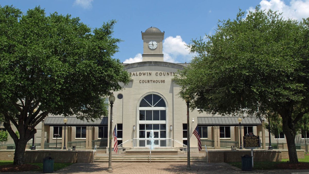 Educational briefing on the Office of the Sheriff for Baldwin County, Alabama — Bay Minette, Foley, and the Gulf coast. — educational cover (regional illustration)