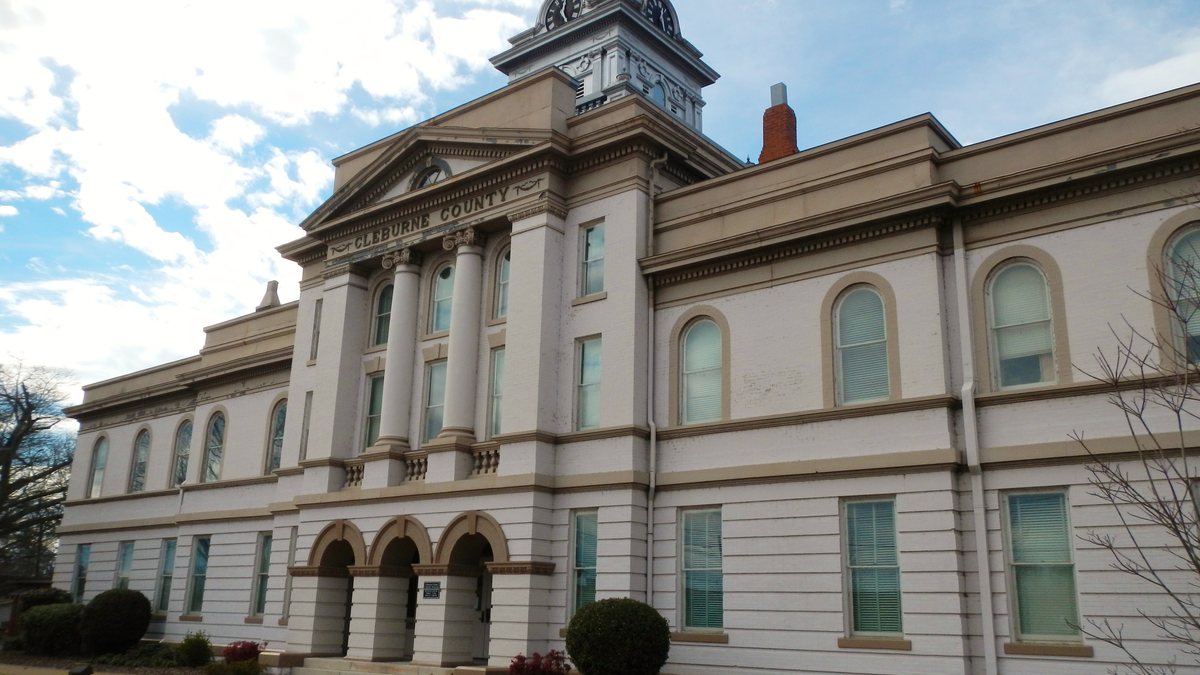 Educational briefing on the Office of the Sheriff for Cleburne County, Alabama — Heflin, on the Georgia border. — educational cover (regional illustration)
