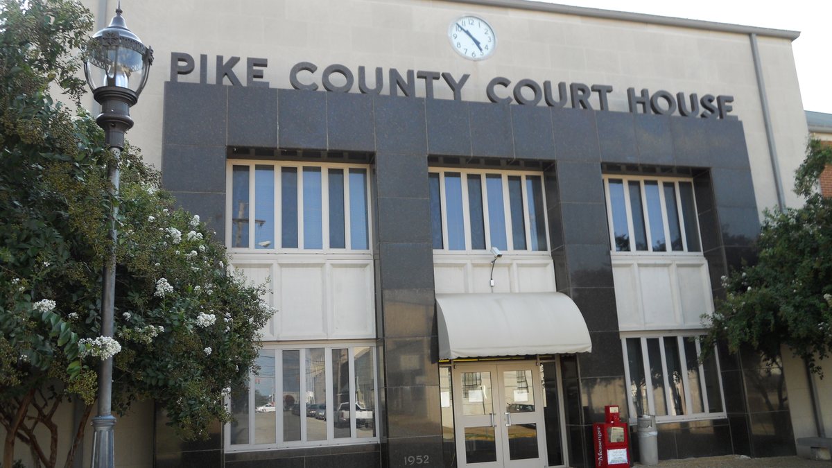 Educational briefing on the Office of the Sheriff for Pike County, Alabama — Troy. Not Pike Road. Pike Road is Montgomery County. — educational cover (regional illustration)