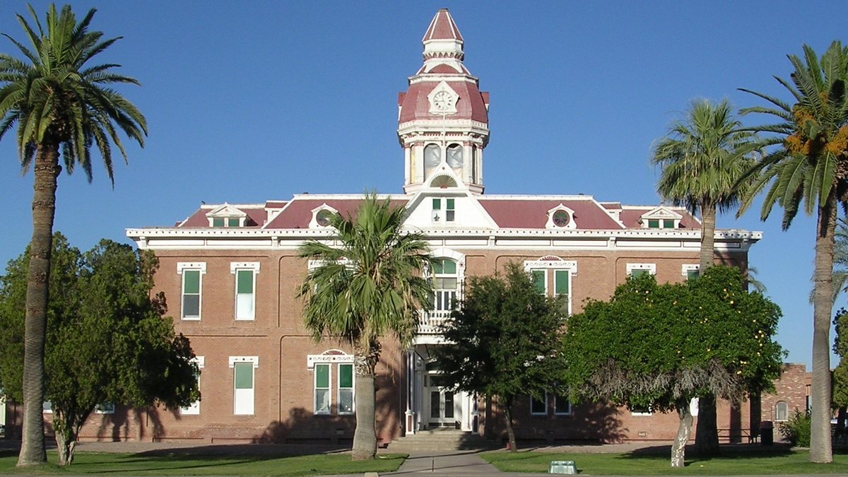 Educational briefing on the Office of the Sheriff for Pinal County, Arizona — Florence. Apache Junction is Pinal. The city of Maricopa is Pinal, not Maricopa County. — educational cover (regional illustration)