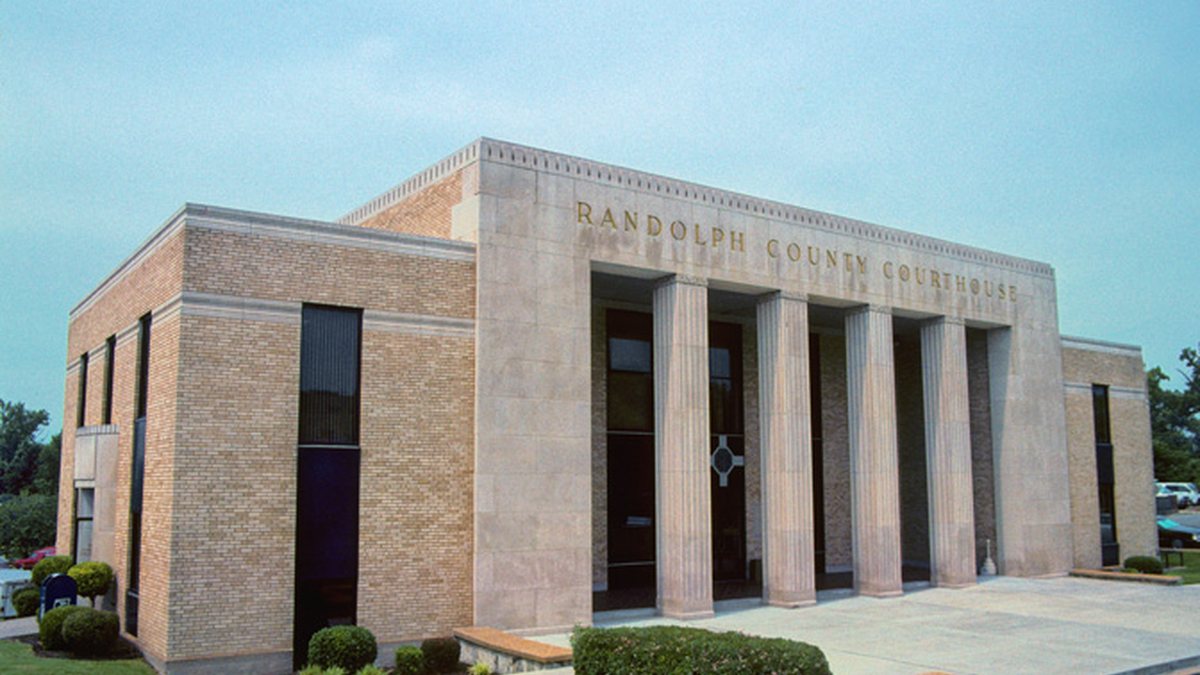 Educational briefing on the Office of the Sheriff for Randolph County, Arkansas — Pocahontas. Not Randolph County, North Carolina. — educational cover (regional illustration)