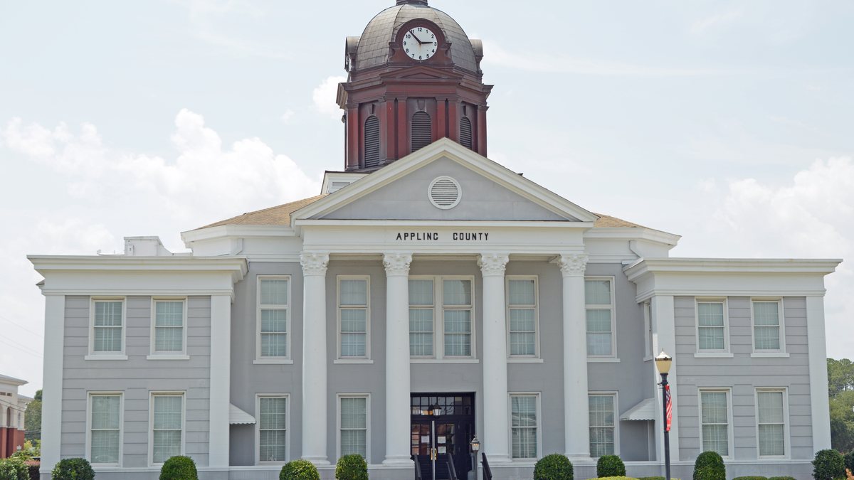 Educational briefing on the Office of the Sheriff for Appling County, Georgia — Baxley. — educational cover (regional illustration)