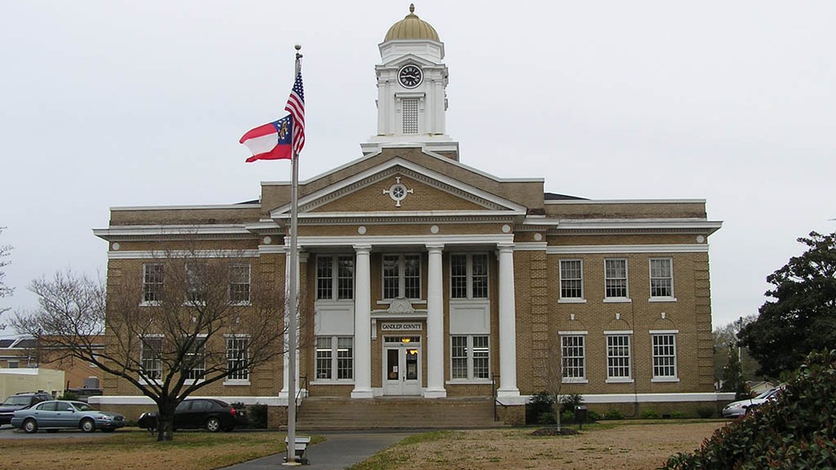 Educational briefing on the Office of the Sheriff for Candler County, Georgia — Metter. — educational cover (regional illustration)