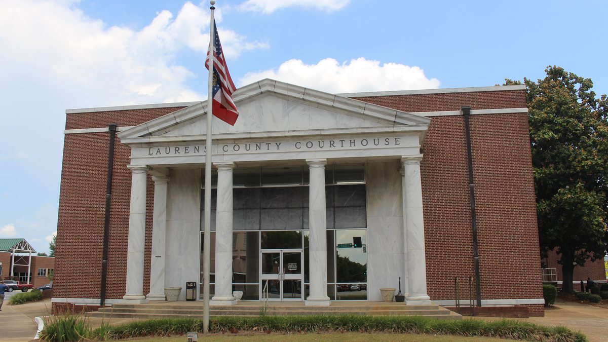 Educational briefing on the Office of the Sheriff for Laurens County, Georgia — Dublin. — educational cover (regional illustration)