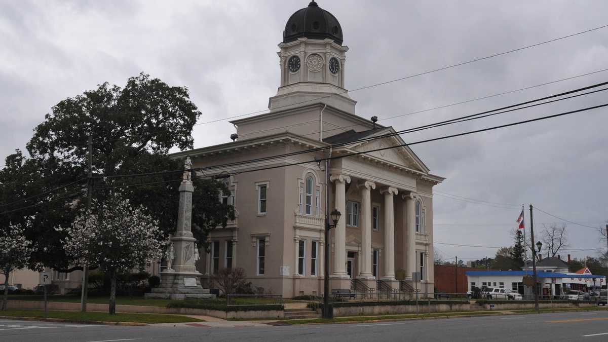 Educational briefing on the Office of the Sheriff for Pulaski County, Georgia — Hawkinsville. — educational cover (regional illustration)