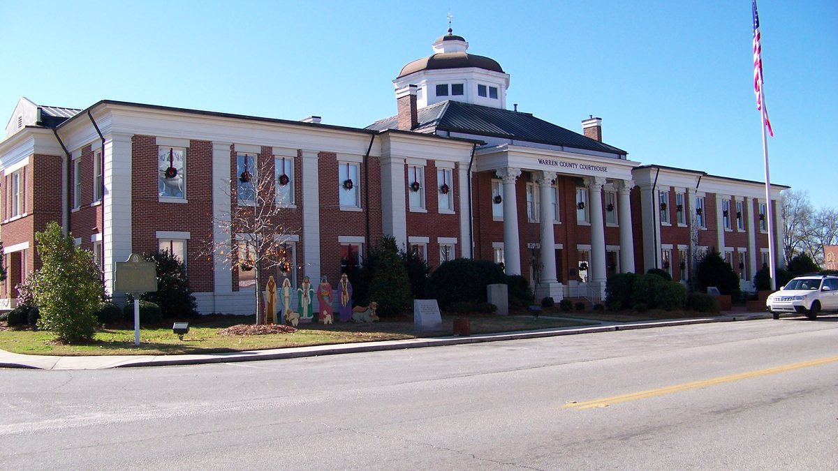 Educational briefing on the Office of the Sheriff for Warren County, Georgia — Warrenton. — educational cover (regional illustration)