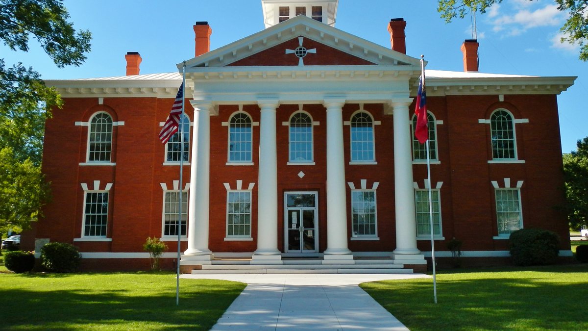 Educational briefing on the Office of the Sheriff for Webster County, Georgia — Preston. — educational cover (regional illustration)