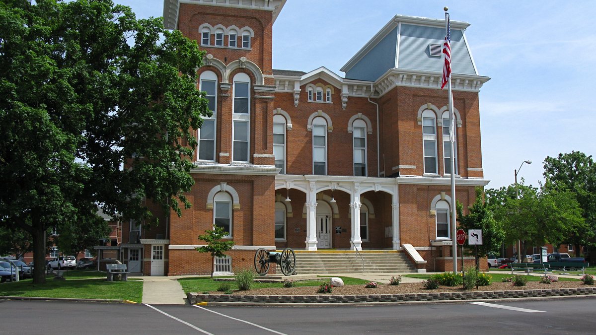 Educational briefing on the Office of the Sheriff for Montgomery County, Illinois — Hillsboro. — educational cover (regional illustration)