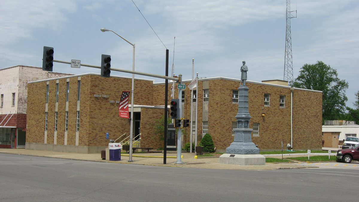Educational briefing on the Office of the Sheriff for Wabash County, Illinois — Mount Carmel. — educational cover (regional illustration)