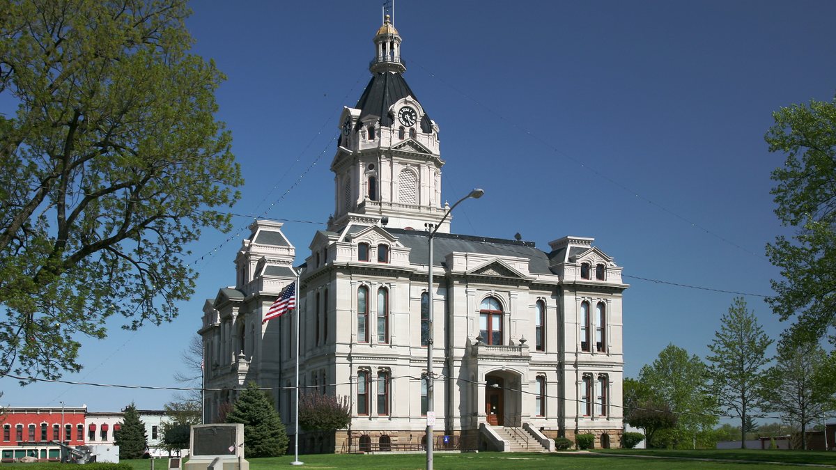 Educational briefing on the Office of the Sheriff for Parke County, Indiana — Rockville. — educational cover (regional illustration)