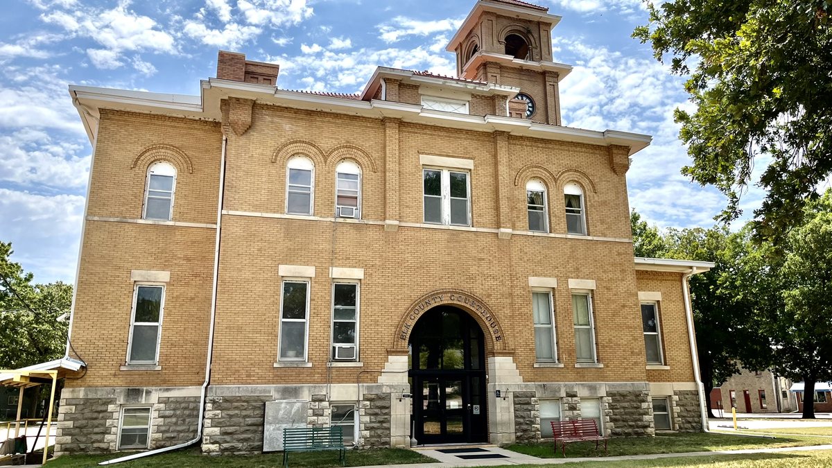 Educational briefing on the Office of the Sheriff for Elk County, Kansas. — educational cover (regional illustration)