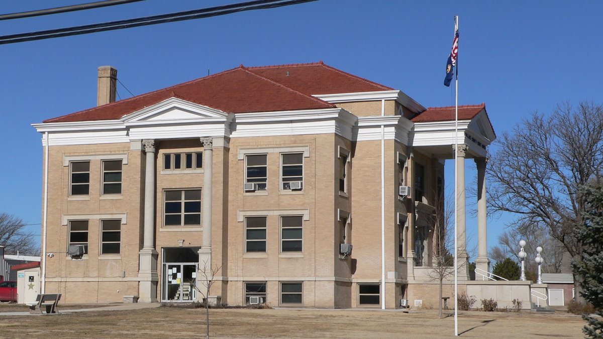 Educational briefing on the Office of the Sheriff for Wallace County, Kansas — Sharon Springs. — educational cover (regional illustration)