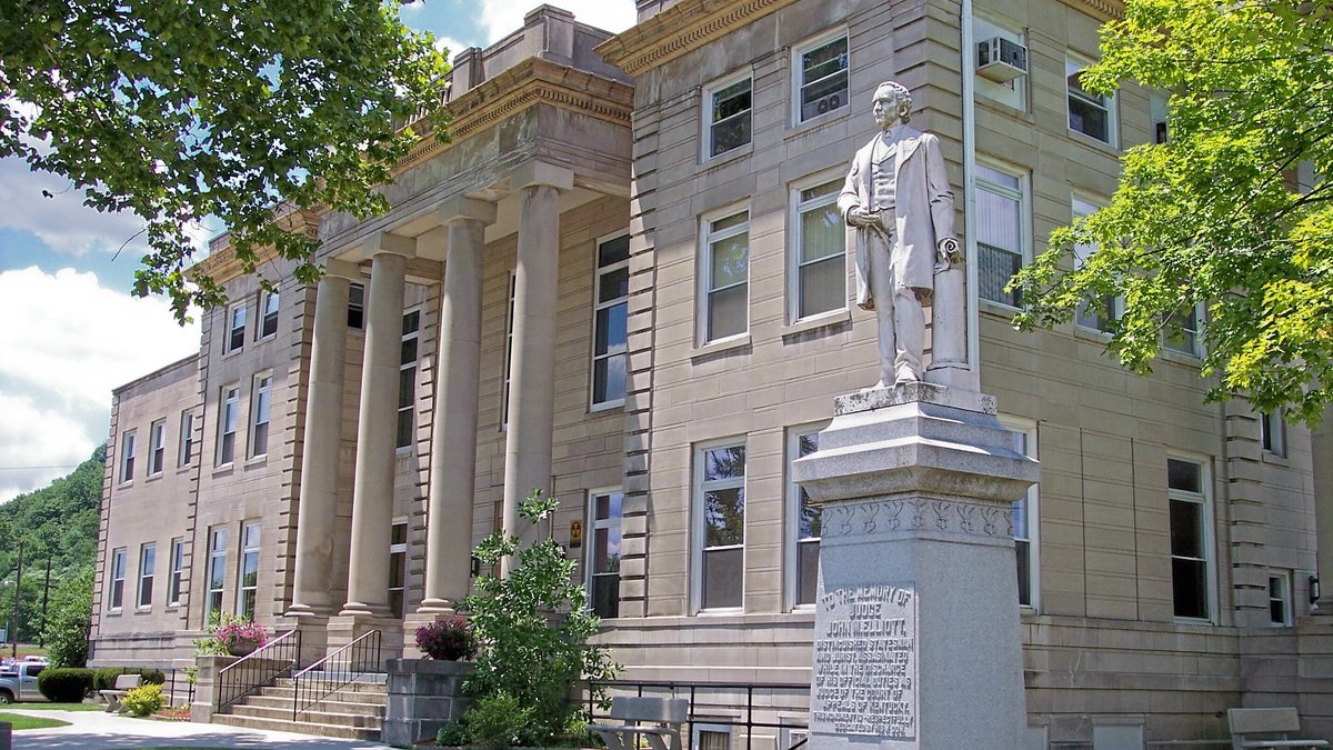 Educational briefing on the Office of the Sheriff for Boyd County, Kentucky — Catlettsburg. — educational cover (regional illustration)