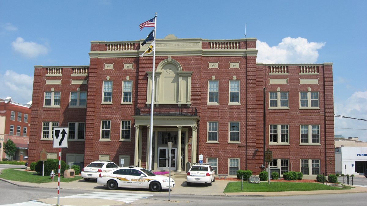 Educational briefing on the Office of the Sheriff for Hardin County, Kentucky — Elizabethtown. — educational cover (regional illustration)