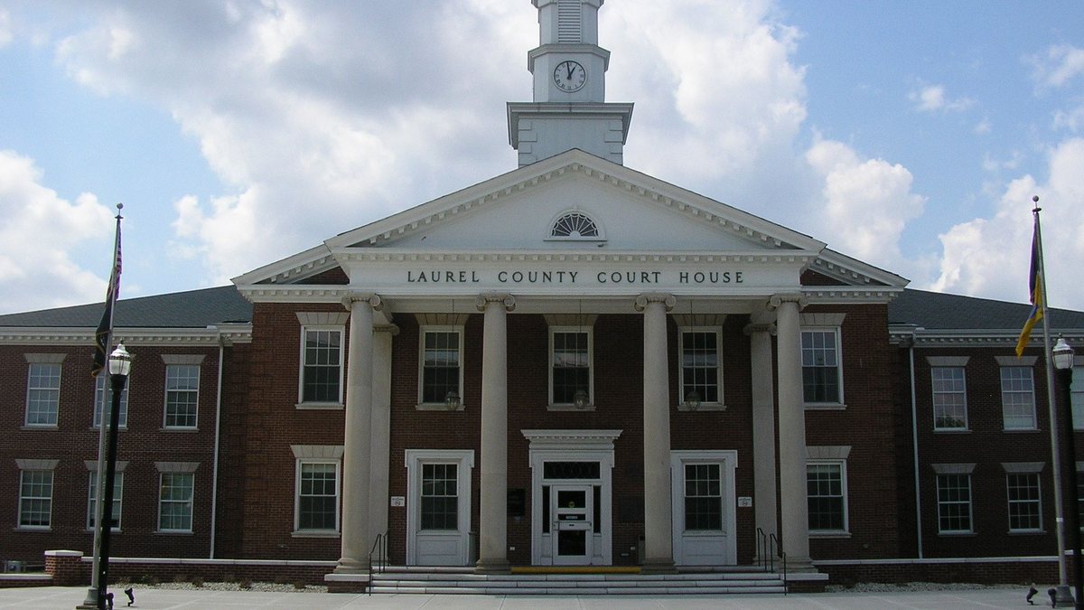 Educational briefing on the Office of the Sheriff for Laurel County, Kentucky — London. — educational cover (regional illustration)