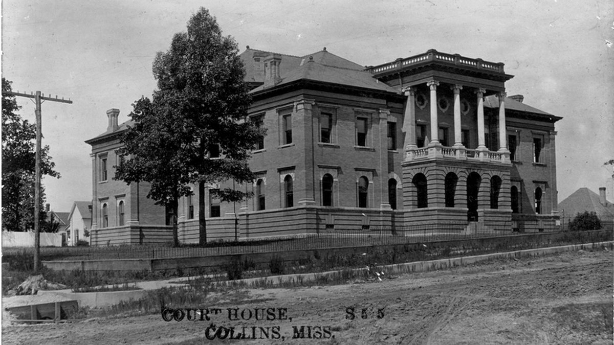 Educational briefing on the Office of the Sheriff for Covington County, Mississippi — Collins. — educational cover (regional illustration)