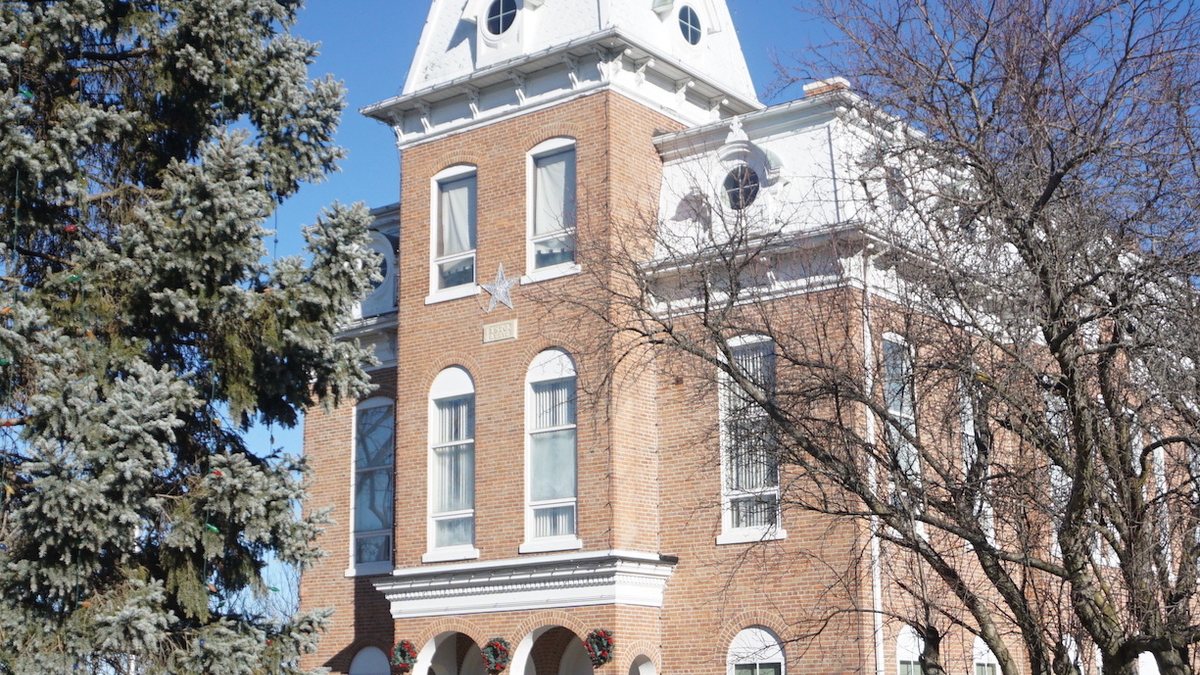 Educational briefing on the Office of the Sheriff for Dent County, Missouri — Salem. — educational cover (regional illustration)