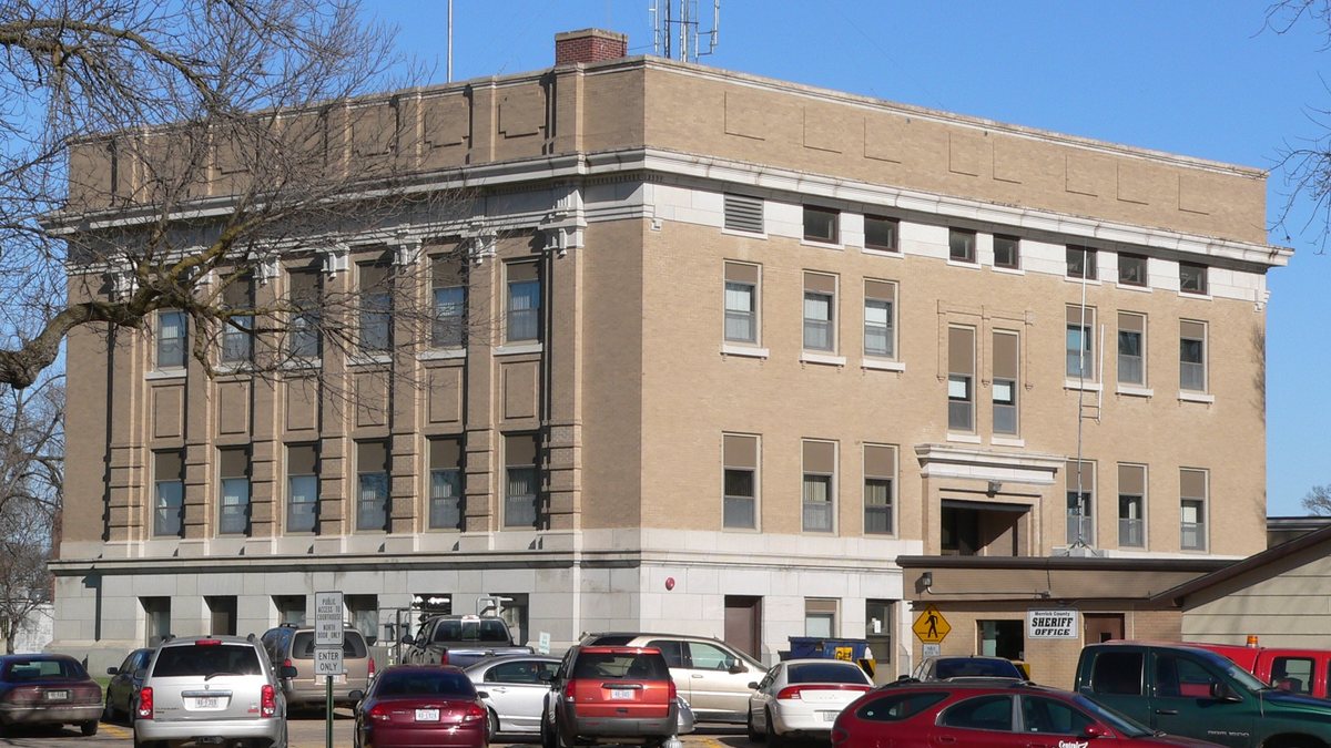 Educational briefing on the Office of the Sheriff for Merrick County, Nebraska — Central City. — educational cover (regional illustration)