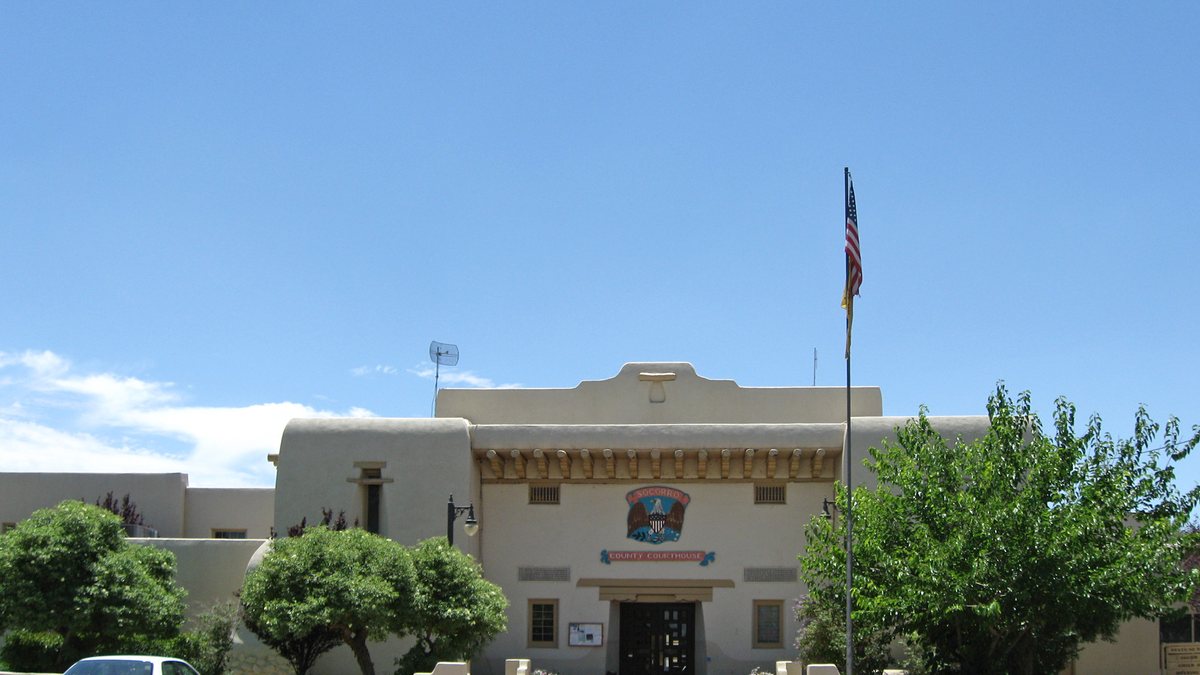 Educational briefing on the Office of the Sheriff for Socorro County, New Mexico — Socorro. — educational cover (regional illustration)