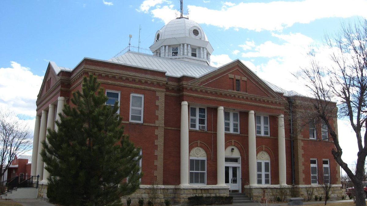 Educational briefing on the Office of the Sheriff for Union County, New Mexico — Clayton. — educational cover (regional illustration)