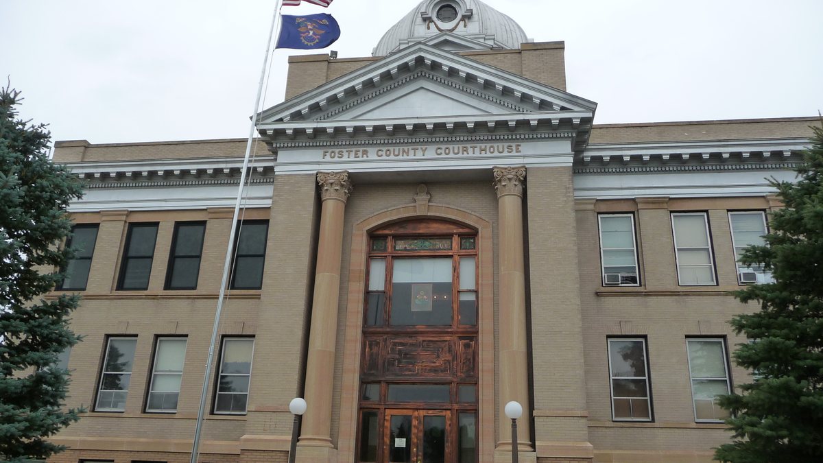 Educational briefing on the Office of the Sheriff for Foster County, North Dakota. — educational cover (regional illustration)
