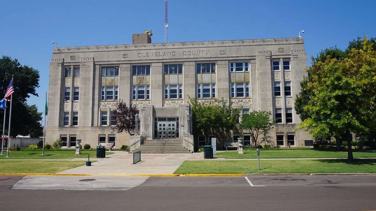 Educational briefing on the Office of the Sheriff for Cleveland County, Oklahoma — Norman. — educational cover (regional illustration)