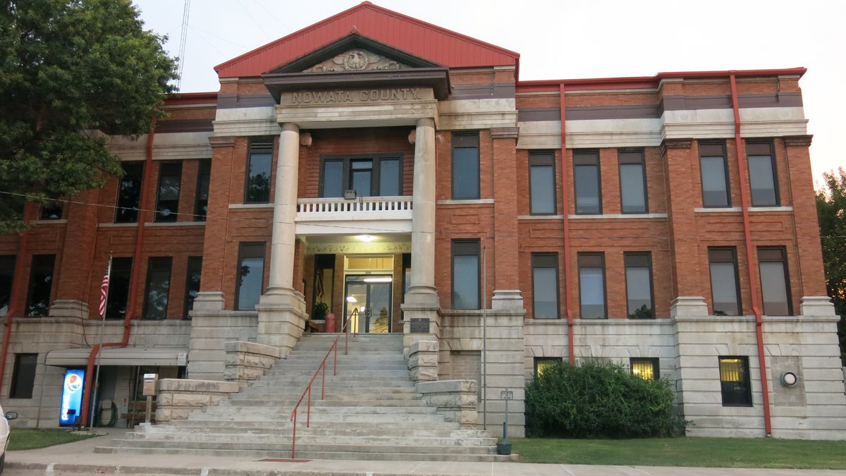 Educational briefing on the Office of the Sheriff for Nowata County, Oklahoma — Nowata. — educational cover (regional illustration)
