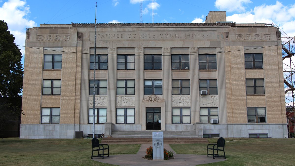 Educational briefing on the Office of the Sheriff for Pawnee County, Oklahoma — Pawnee. — educational cover (regional illustration)