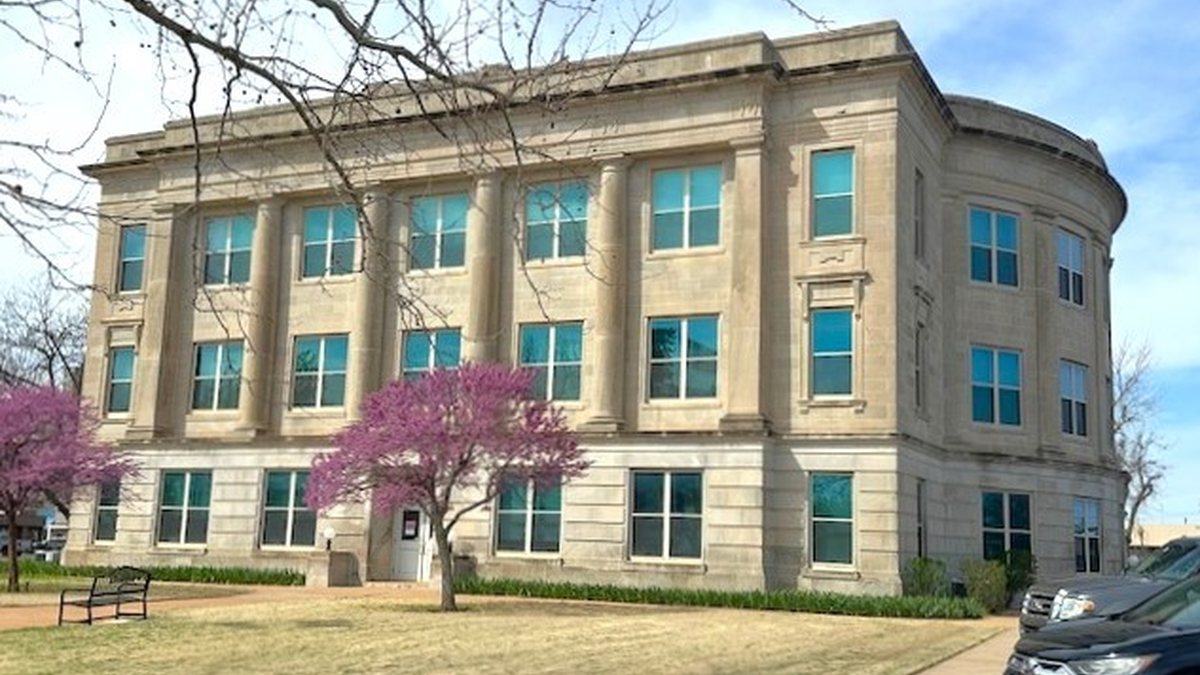 Educational briefing on the Office of the Sheriff for Tillman County, Oklahoma — Frederick. — educational cover (regional illustration)