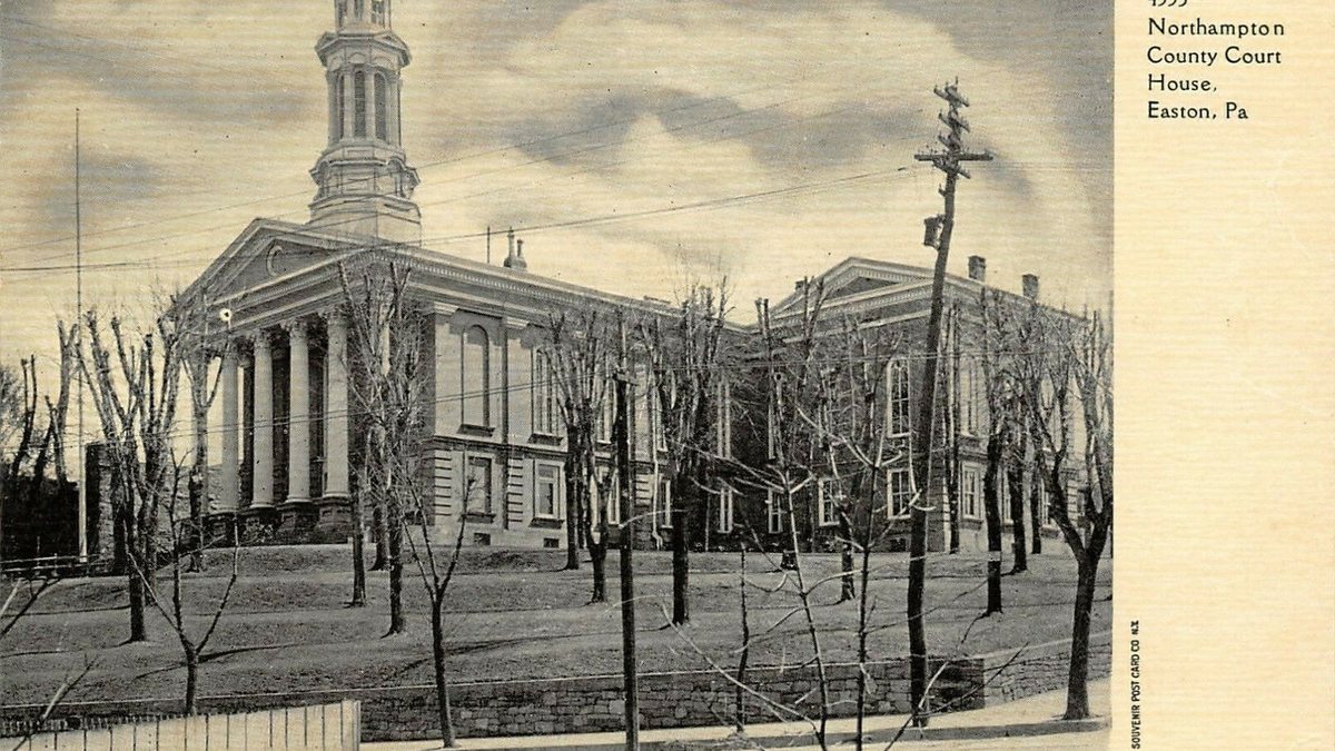 Educational briefing on the Office of the Sheriff for Northampton County, Pennsylvania — Easton. — educational cover (regional illustration)