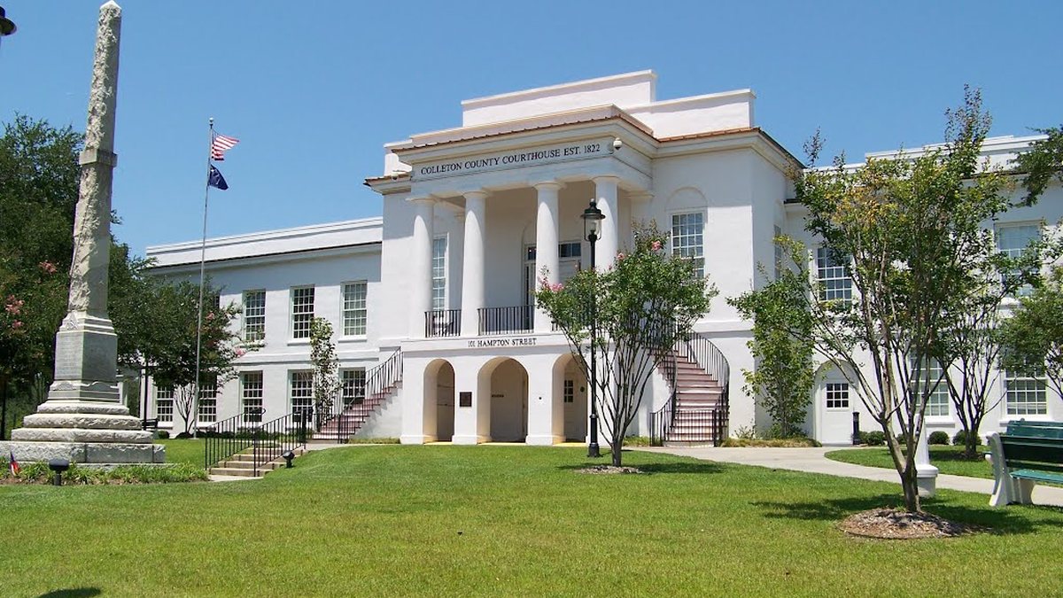 Educational briefing on the Office of the Sheriff for Colleton County, South Carolina — Walterboro. — educational cover (regional illustration)