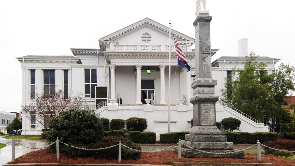 Educational briefing on the Office of the Sheriff for Laurens County, South Carolina — Laurens. — educational cover (regional illustration)