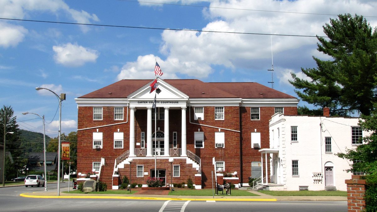 Educational briefing on the Office of the Sheriff for Carter County, Tennessee — Elizabethton. — educational cover (regional illustration)