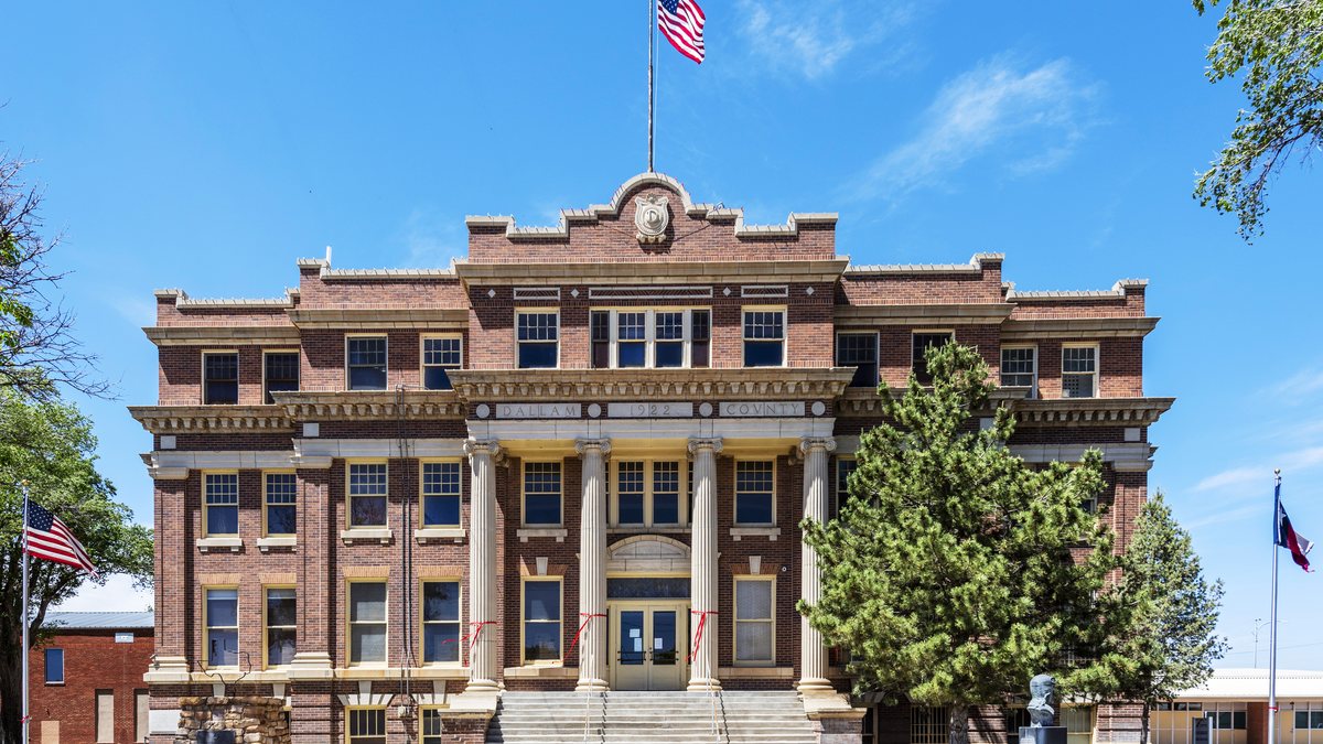 Educational briefing on the Office of the Sheriff for Dallam County, Texas — Dalhart. — educational cover (regional illustration)