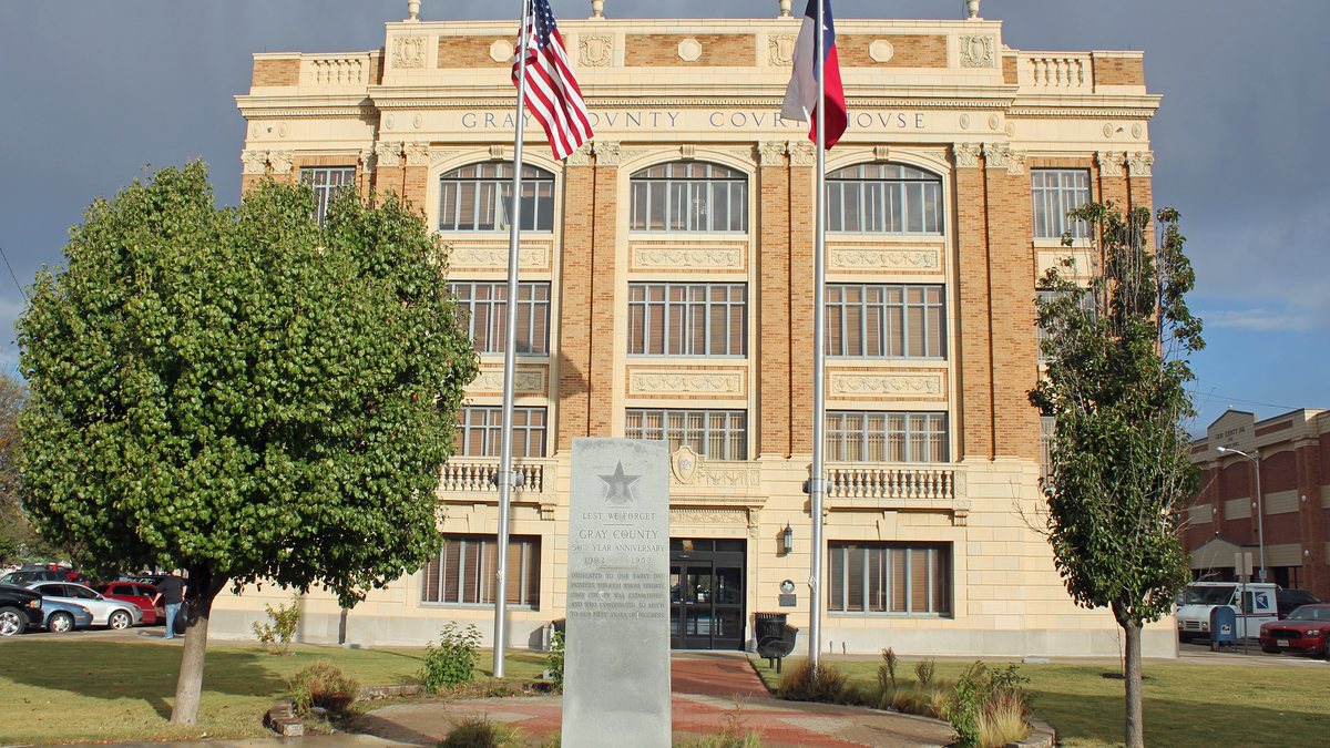 Educational briefing on the Office of the Sheriff for Gray County, Texas — Pampa. — educational cover (regional illustration)