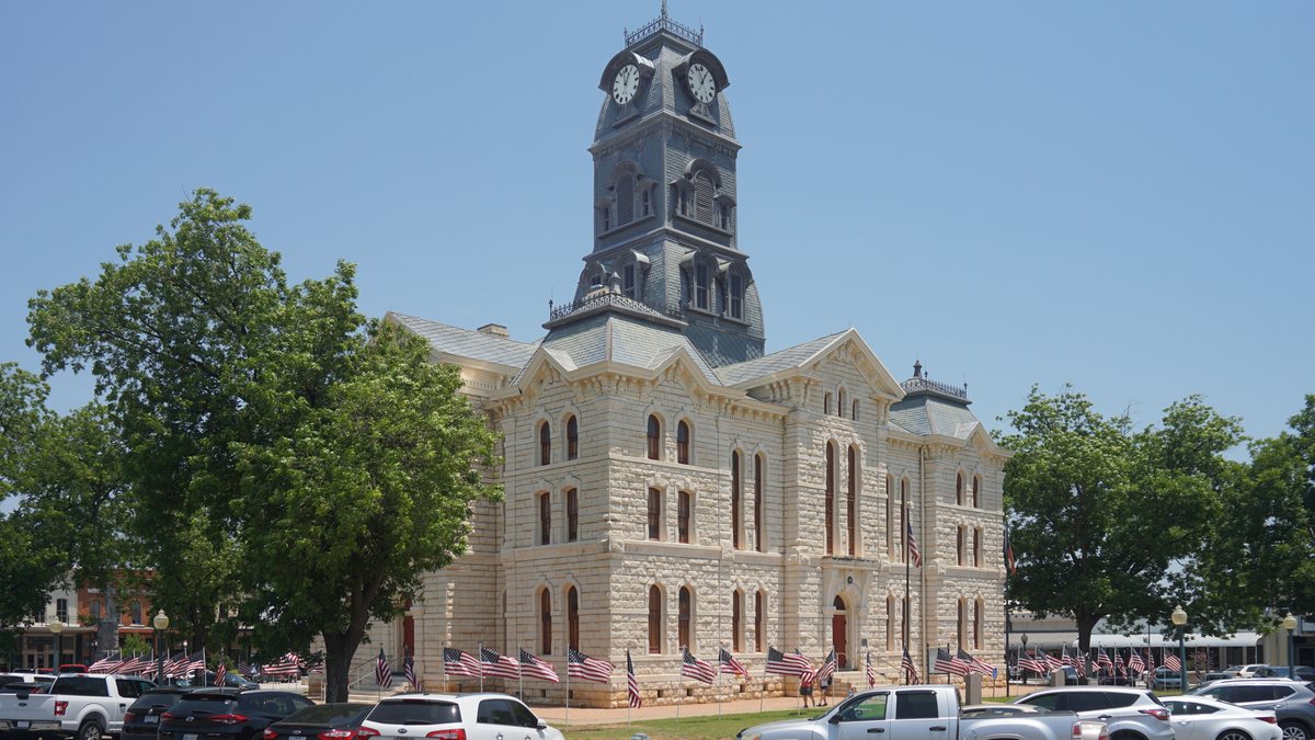 Educational briefing on the Office of the Sheriff for Hood County, Texas — Granbury. — educational cover (regional illustration)