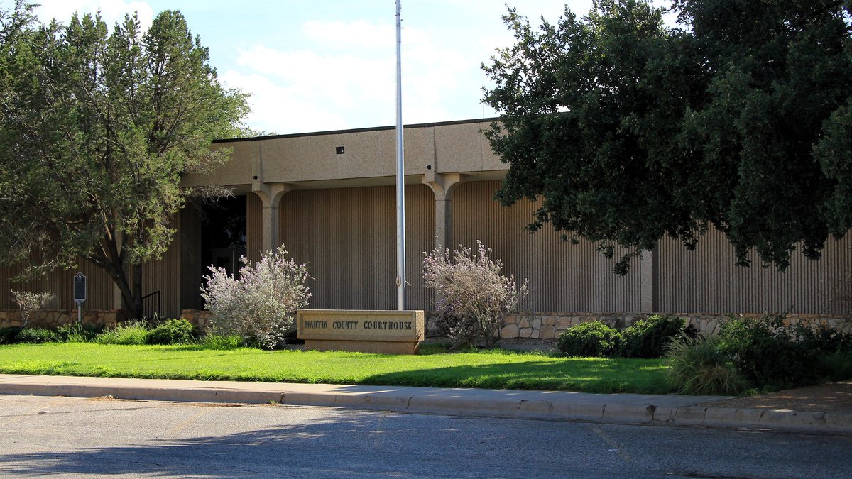 Educational briefing on the Office of the Sheriff for Martin County, Texas — Stanton. — educational cover (regional illustration)