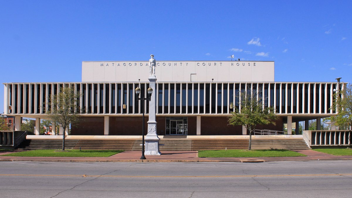 Educational briefing on the Office of the Sheriff for Matagorda County, Texas — Bay City. — educational cover (regional illustration)