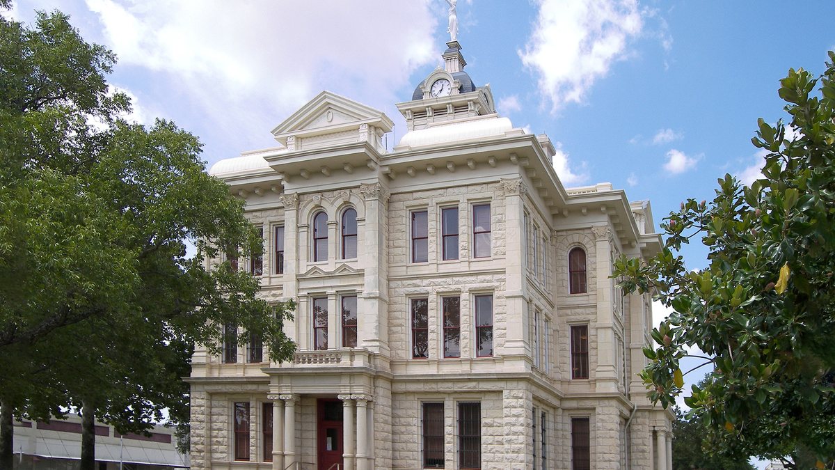 Educational briefing on the Office of the Sheriff for Milam County, Texas — Cameron. — educational cover (regional illustration)