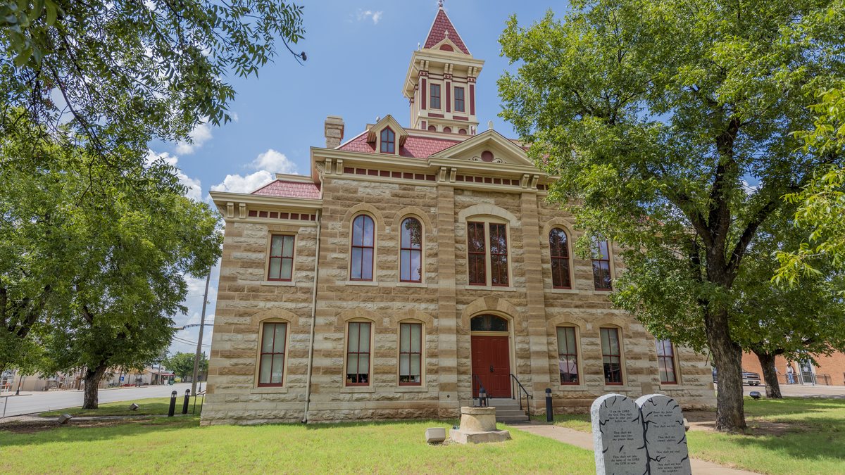 Educational briefing on the Office of the Sheriff for Throckmorton County, Texas — Throckmorton. — educational cover (regional illustration)