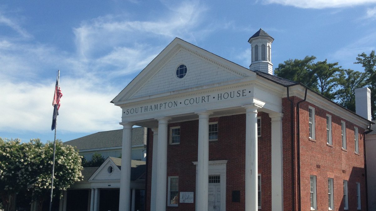 Educational briefing on the Office of the Sheriff for Southampton County, Virginia — Courtland. — educational cover (regional illustration)