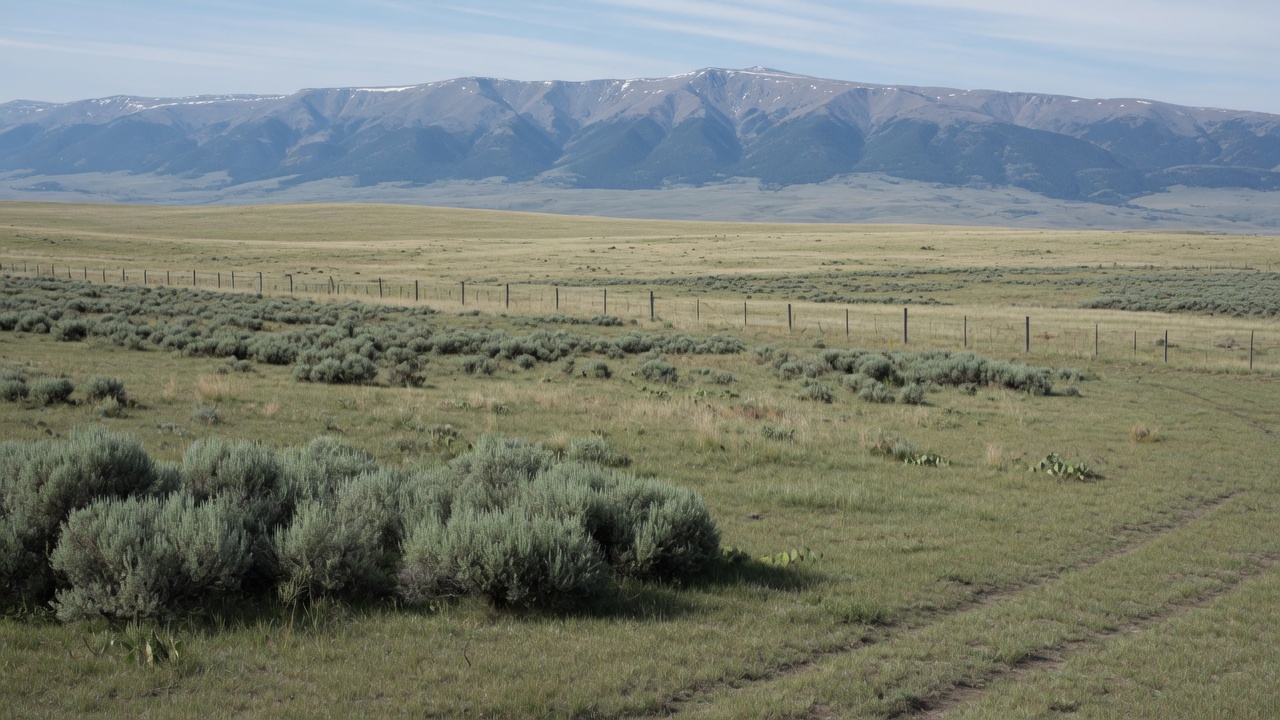 High-plains civic land — educational cover (regional illustration of Wyoming)