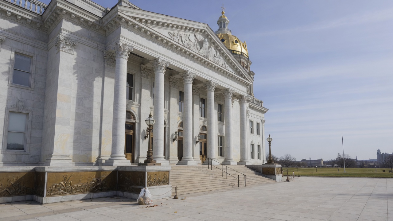 Gold-dome justice house — educational cover (justice civic, American Future Type)