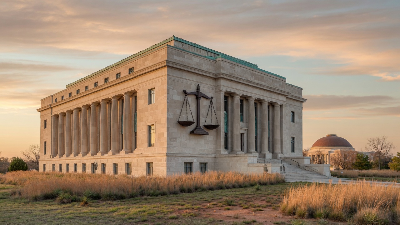 Topeka justice house — educational cover (justice civic, American Future Type)