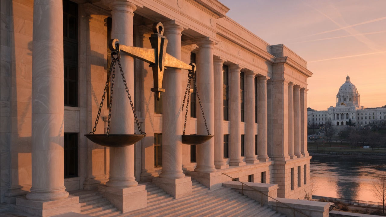 Saint Paul justice house — educational cover (justice civic, American Future Type)
